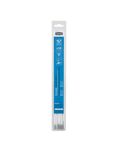 ELECTRODO ALUMINIO 2,5MM. 10 UDAD. RATIO