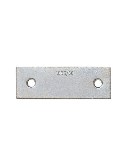 PLACA PARA CARTELA CINCADA 36,5X13 MM.