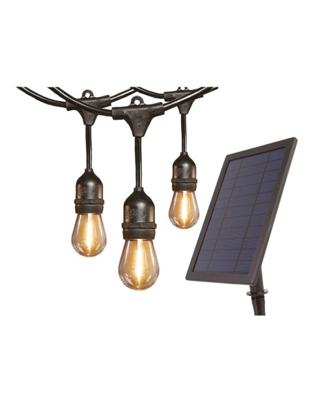GUIRNALDA EXTERIOR LED SOLAR 6M