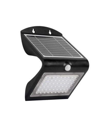 APLIQUE SOLAR LED 4W 4000K IP65 NEGRO