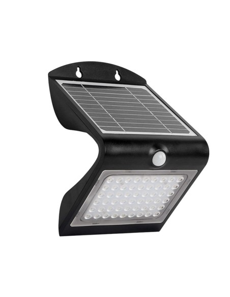 APLIQUE SOLAR LED 4W 4000K IP65 NEGRO