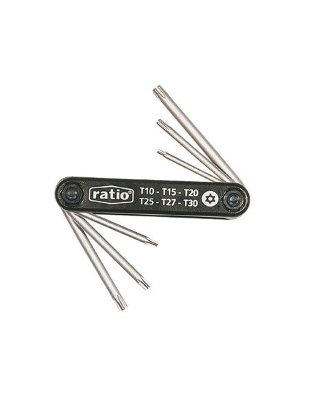 LLAVES TORX SEG.JGO.6 (T10-30)RATIO
