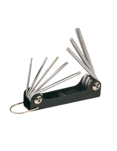 LLAVES TORX JGO.8 NAVAJA PL. RATIO
