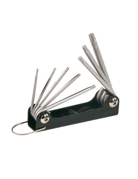 LLAVES TORX JGO.8 NAVAJA PL. RATIO