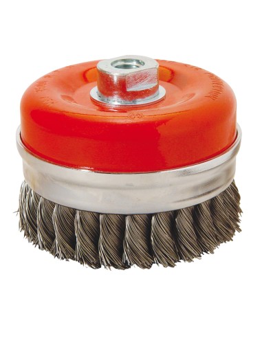 CEPILLO TAZA ALAMBRE TRENZADO 80MM