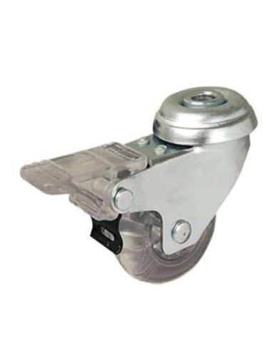 RUEDA POLIURET.TRANSP. 50 SOPORTE C/F