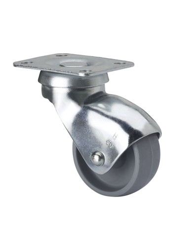 RUEDA PLAST.PLATO GIRATORIO 40