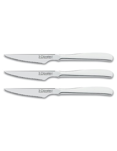 CUCHILLO CHULETERO INOX 11CM 3 CLAVELES