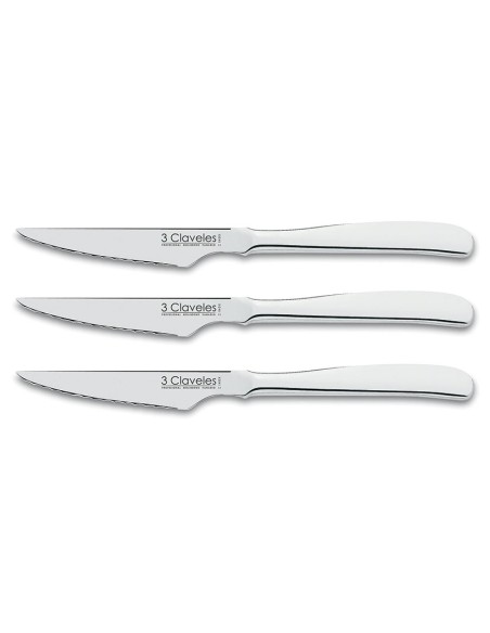 CUCHILLO CHULETERO INOX 11CM 3 CLAVELES