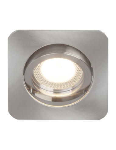 FOCO EMPOTRABLE SIN BOMBILLA 82X82MM SAT