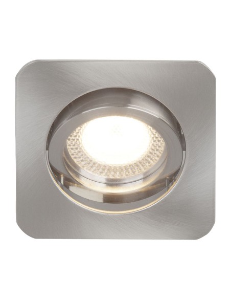 FOCO EMPOTRABLE SIN BOMBILLA 82X82MM SAT