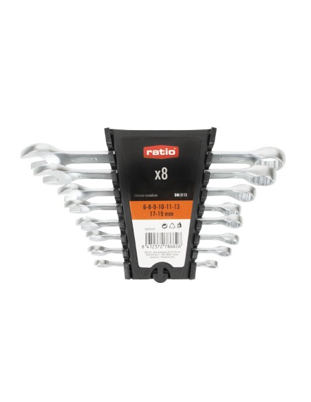 LLAVE COMBINADA ESTRELL.CHR-V JGO.8