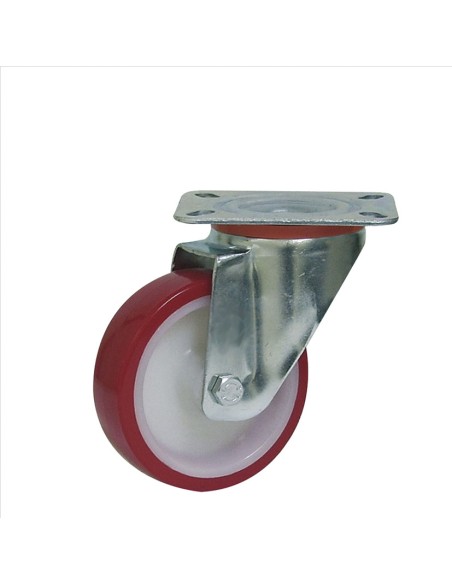 RUEDA POLIURETANO ROJO MUSIC GIRAT.80