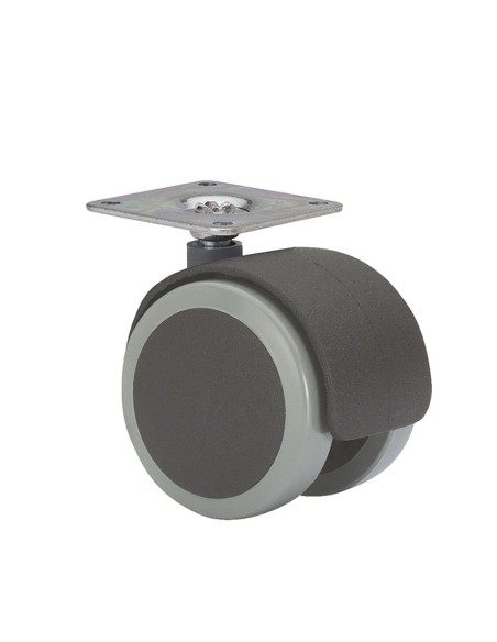 RUEDA POLIUR. PLETINA GIRATORIA "DK" 50