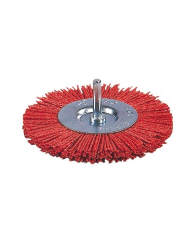 CEPILLO NYLON ROJ.CIRCULAR 100MM RATIO