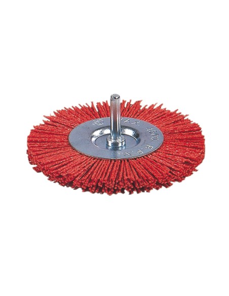 CEPILLO NYLON ROJ.CIRCULAR 100MM RATIO