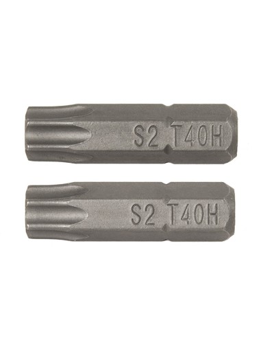 PUNTAS 25MM.TORX SEG.T40 JGO.2 RATI