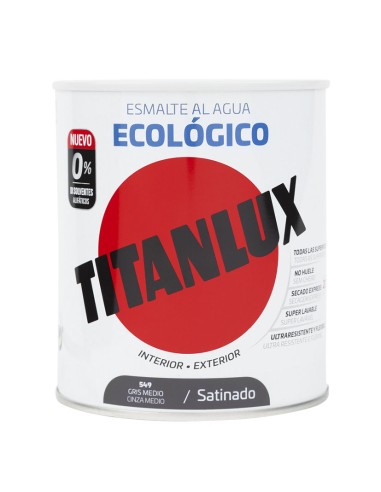 TITANLUX BASE AGUA GRIS MEDIO 750ML SAT.