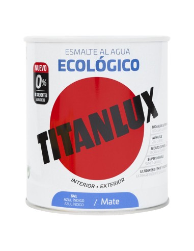 TITANLUX BASE AGUA AZUL INDIGO 750ML MAT