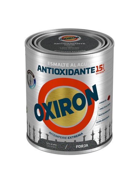 OXIRON FORJA AGUA GRIS ACERO  750ML