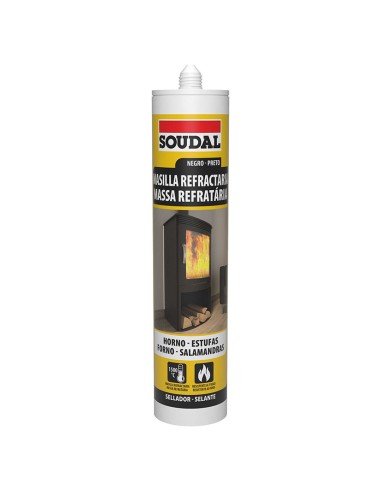 MASILLA REFRACTARIA 300 ML. NEG.