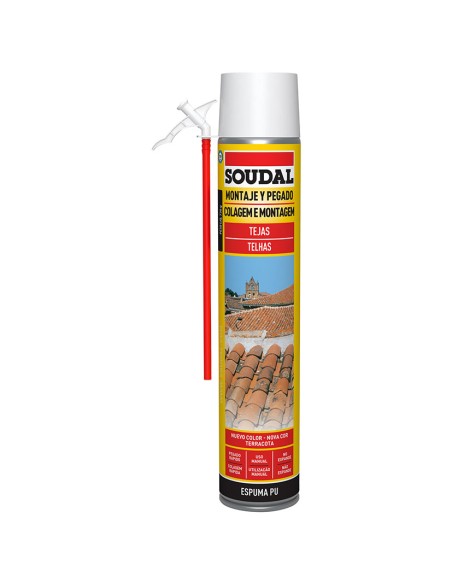 ESPUMA TEJAS CANULA 750 ML. ROJA