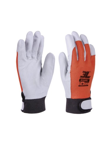 GUANTE FLOR CIERRE VELCRO  ECOVEL T/10