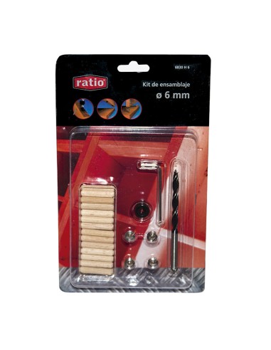 CONJUNTO ENSAMBLAJE MADERA 6MM.RATIO
