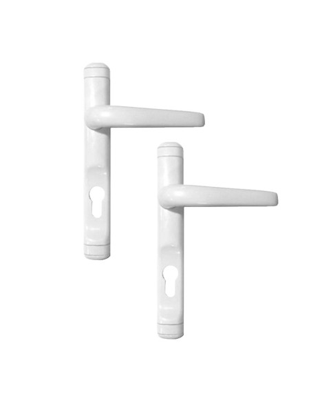JUEGO MANILLA 6824 C/B ALUMINIO BLANCO
