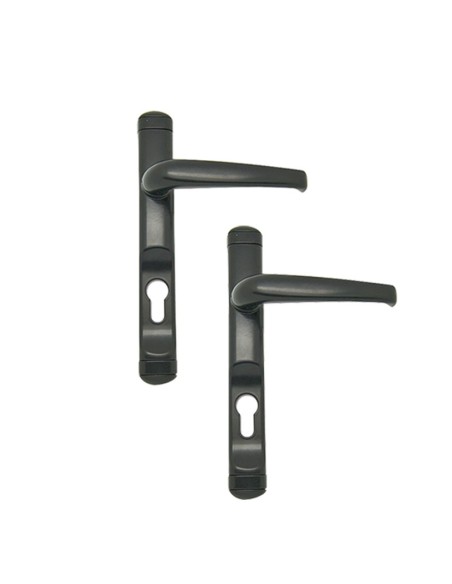 JUEGO MANILLA 6824 C/B ALUMINIO NEGRO