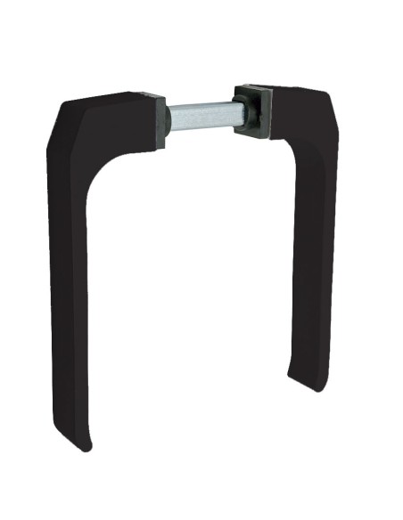 JUEGO MANILLA 702 ALUMINIO NEGRO