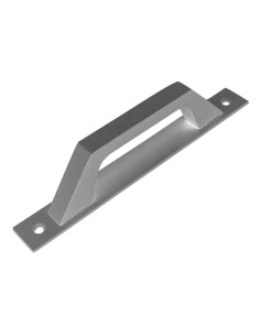 ASA PLACA RECTA 6804 ALUMINIO PLATA