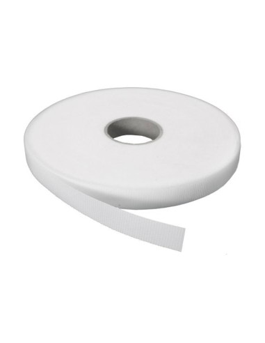 VELCRO MACHO ADHESIVO 20 MM. BCO.25 M.