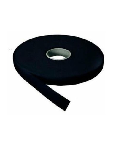 VELCRO HEMBRA ADHESIVO 20 MM.NEGRO 25 M.