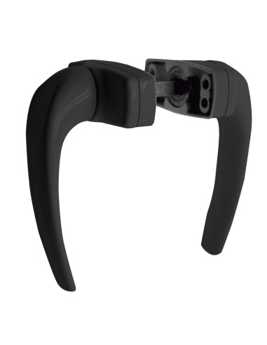 JUEGO MANILLA 6802 ALUMINIO NEGRO