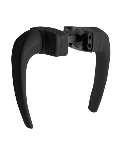 JUEGO MANILLA 6802 ALUMINIO NEGRO