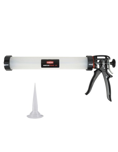 PISTOLA APLICAD.MORTER.JUNTAS 600ML RATI