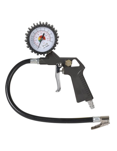 HINCHADOR CON MANOMETRO CON.RAPIDO 1/4"