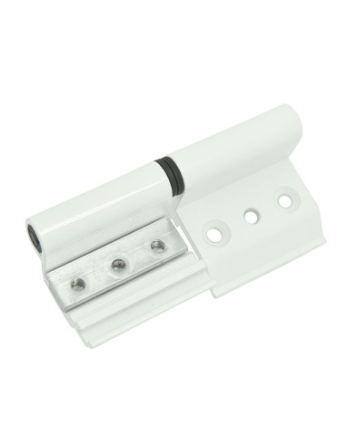 BISAGRA 6813 IZQDA. ALUMINIO BLANCO 2 UN