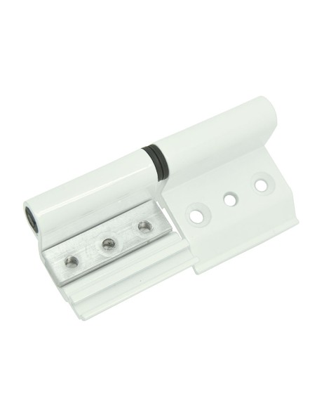 BISAGRA 6813 IZQDA. ALUMINIO BLANCO 2 UN