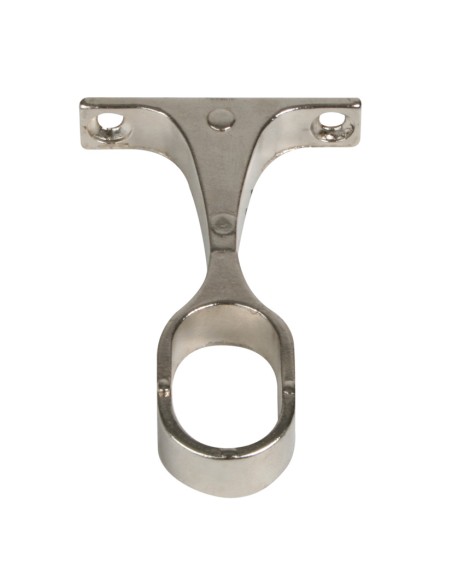 SOPORTE CENTRAL OVAL. LATONADO 30x15 mm.