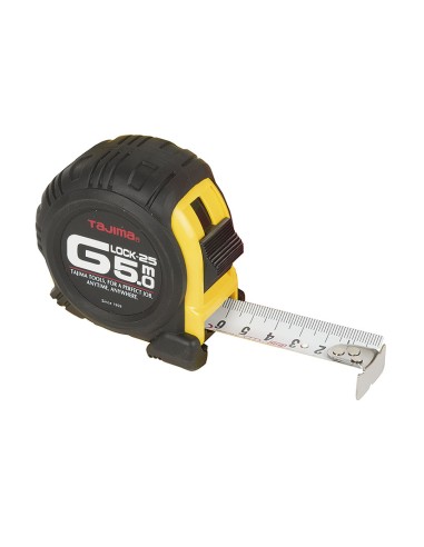 FLEXOMETRO G-LOCK 25 5 MTS. TAJIMA