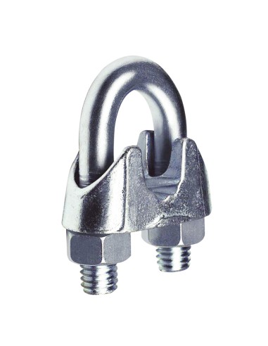 SUJETACABLE GALVANIZADO 12 MM.