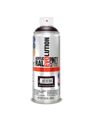 PINTURA SPRAY ACRILICA NEGRO MATE 400ML