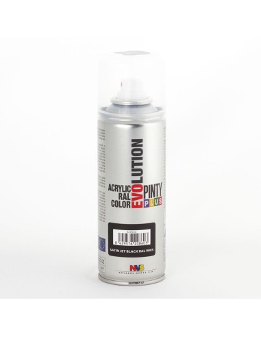 PINTURA SPRAY ACRIL.NEGRO SATIN.200ML
