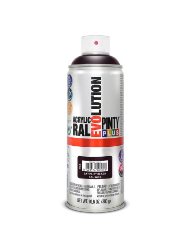 PINTURA SPRAY ACRIL.NEGRO SATIN.400ML