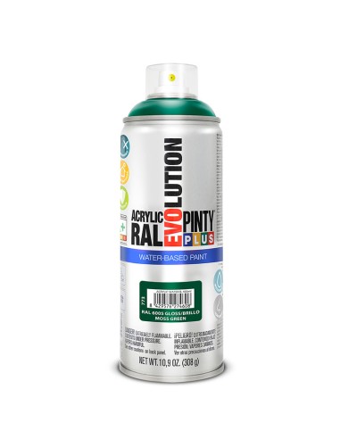 PINTURA SPRAY BASE AGUA VERDE 400ML