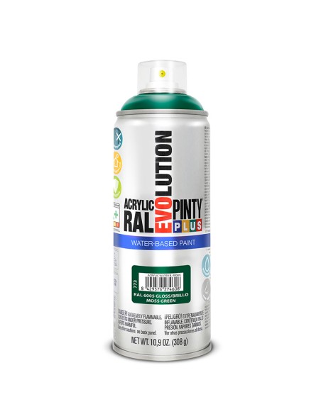 PINTURA SPRAY BASE AGUA VERDE 400ML