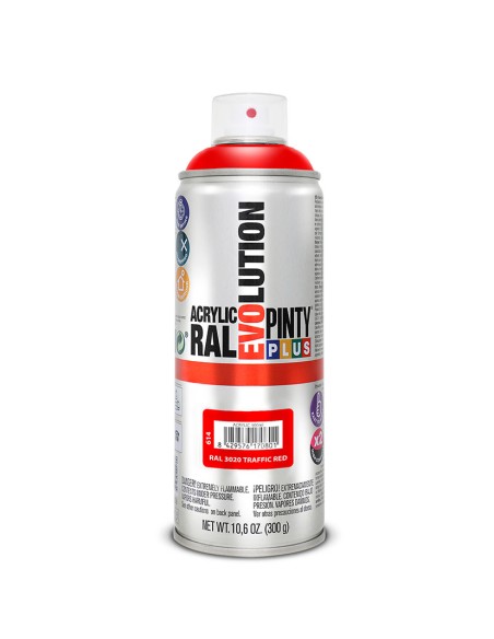 PINTURA SPRAY ACRILICA ROJO BRILL.400ML
