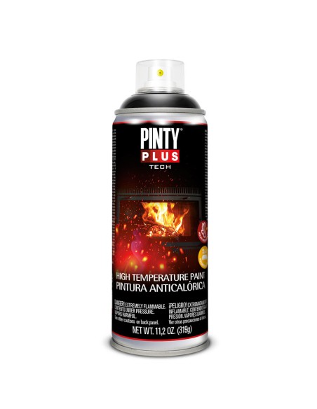 PINTURA ANTICALÓRICA NEGRA  400 ML